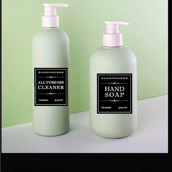 NEW• BLACK MODERN STICKERS FOR HOUSEHOLD LABELING- 12 PACK - Picture 3 of 11